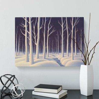 Ravishing Winter Forest - Wrapped Canvas