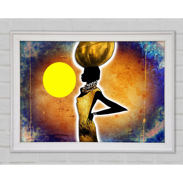 Gracie Oaks African Tribal Art 3 - Single Picture Frame Print | Wayfair ...