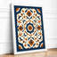 Tile Pattern Geometric - Framed Print-1842949786-1842949788