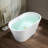 54'' x 29.5'' Freestanding Soaking Acrylic Bathtub-74466586