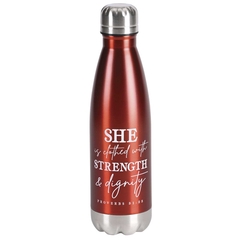 17 oz. Bouteille d'eau en acier inoxydable à double paroi