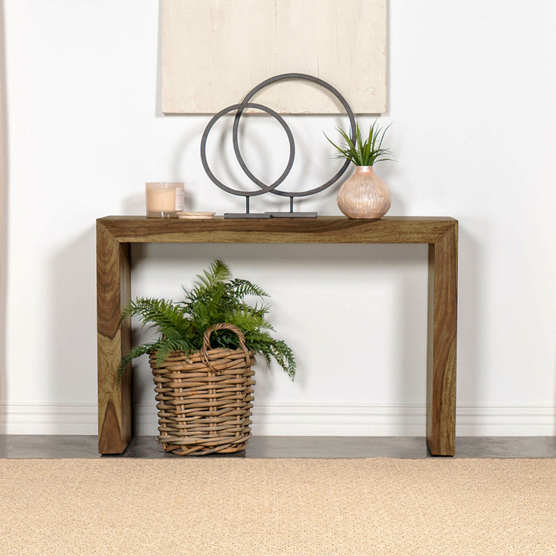 Rectangular Solid Wood Entryway Console Table, Auburn