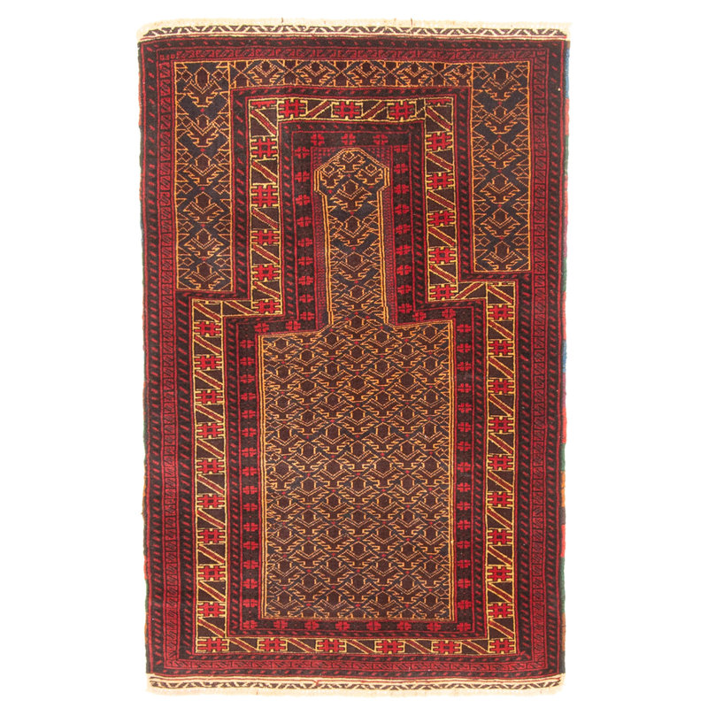 Tapis bourgogne Teimani 2 pi 10 po x 4 pi 6 po