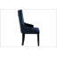 Chaise d'appoint (1 pièce) en finition noire