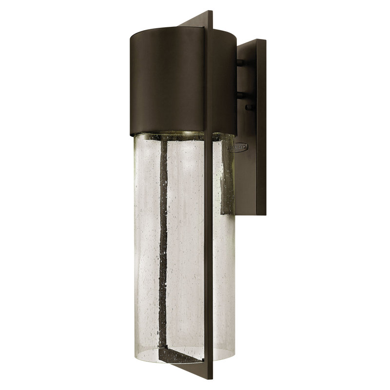 Shelter 1 - Bulb 23.25" H Outdoor Armed Sconce, Buckeye Bronze, 23.25" H x 8.25" W, MED