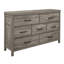 Commode 7 tiroirs avec miroir Keient