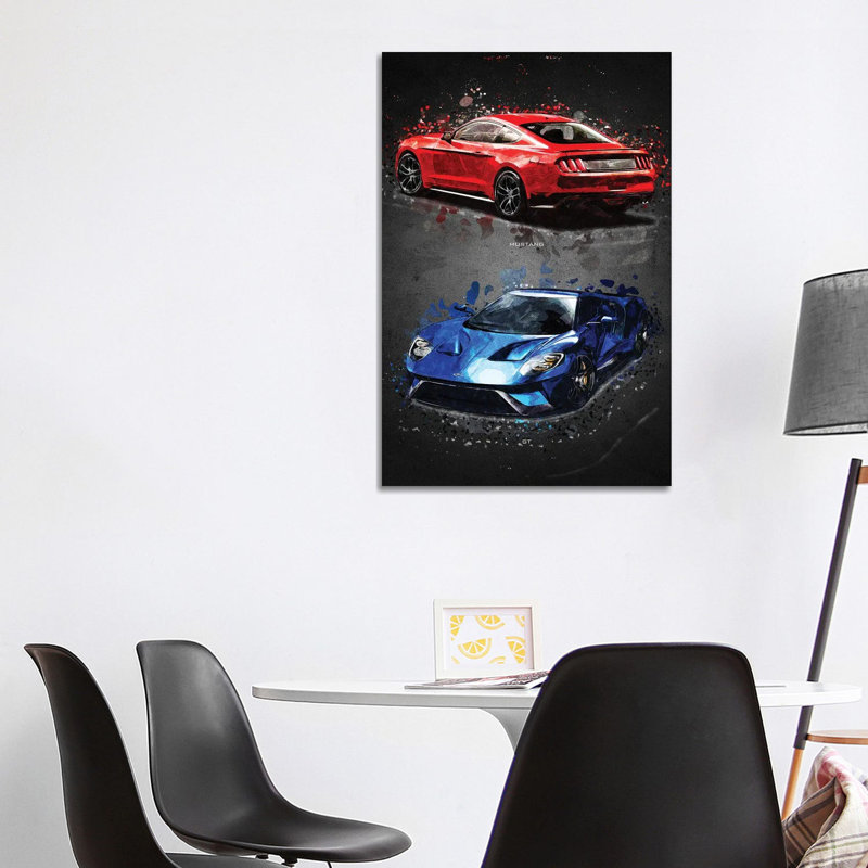 Ford2 1 Piece Wrapped Canvas Wall Art, 101.6 cm H x 66.04 cm W x 3.175 cm D
