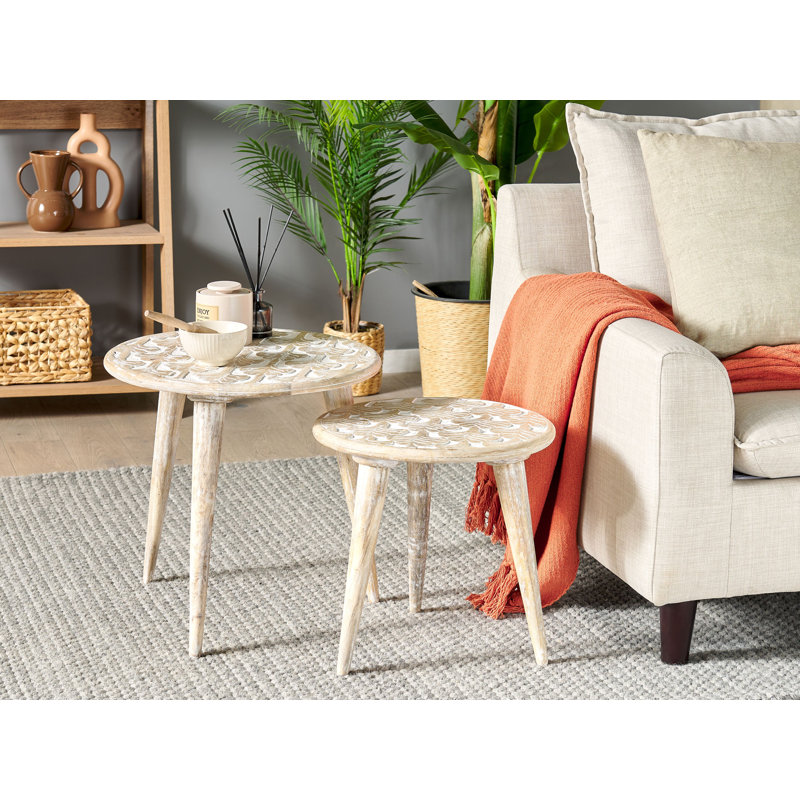 Irvona Solid Wood Nesting Tables