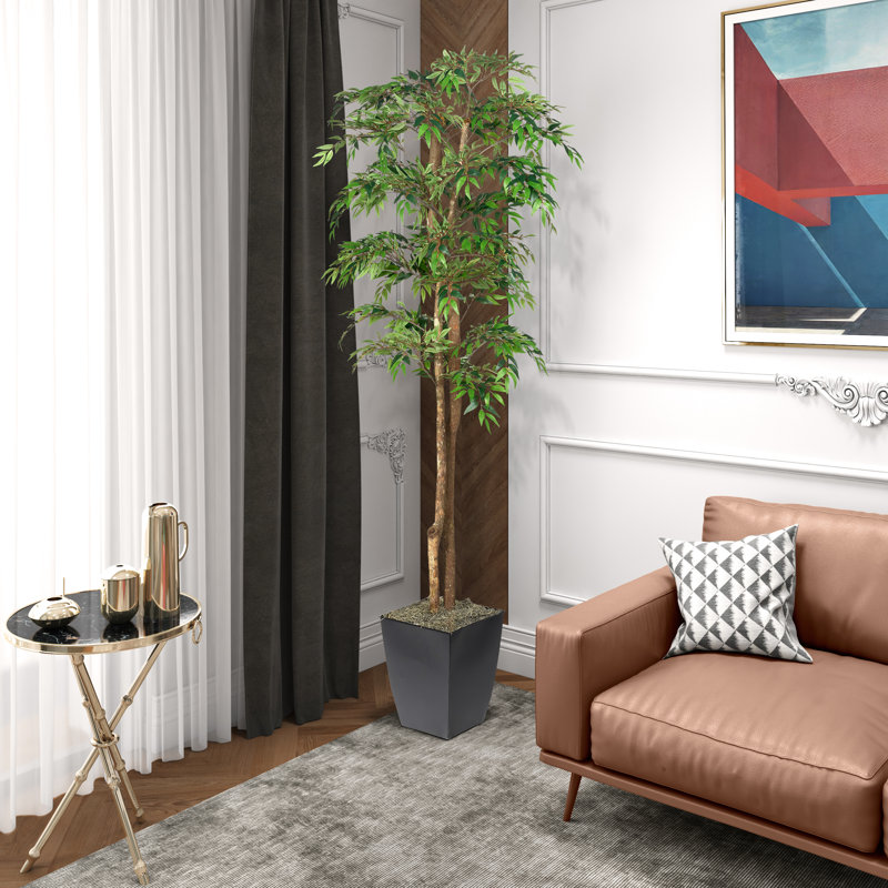 Faux rosier 72 po en pot