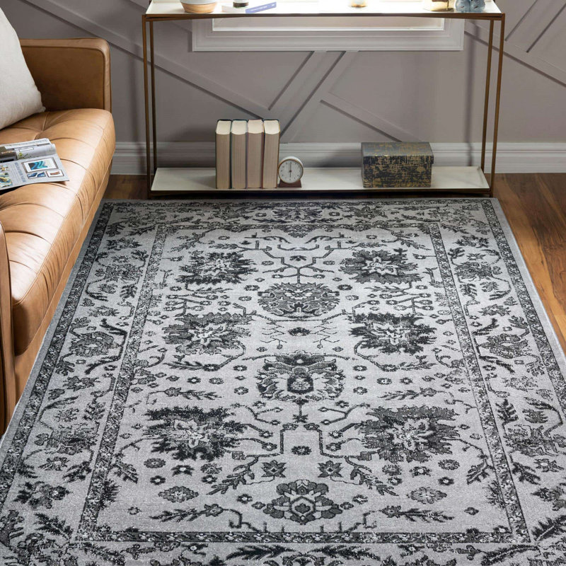 Floral Indoor Rug, Rectangle 7'10" x 10'