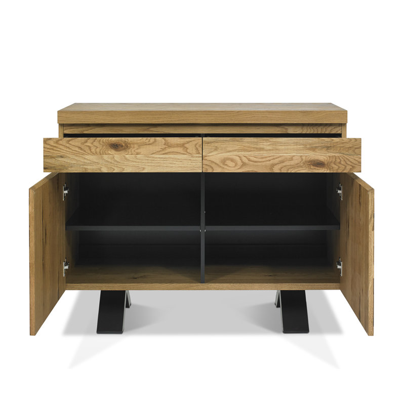 Aries 110cm Sideboard, Rustic Oak