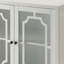 Console blanche avec 2 portes