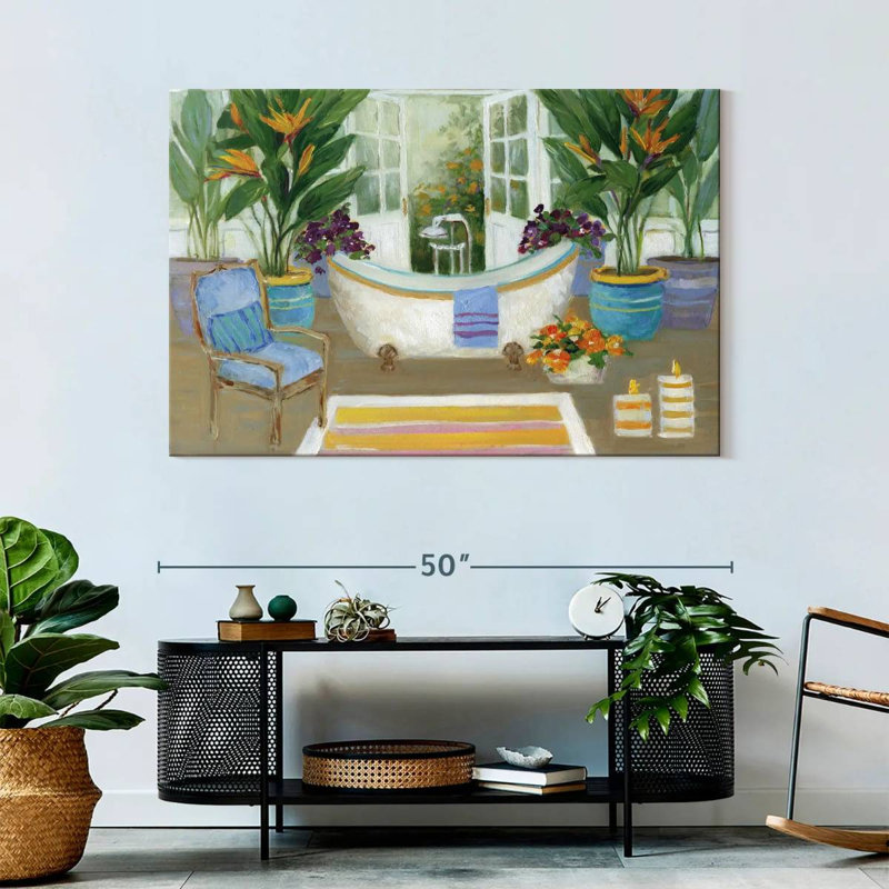 Kerrick Tropical Island Spa I, 32" H x 48" W