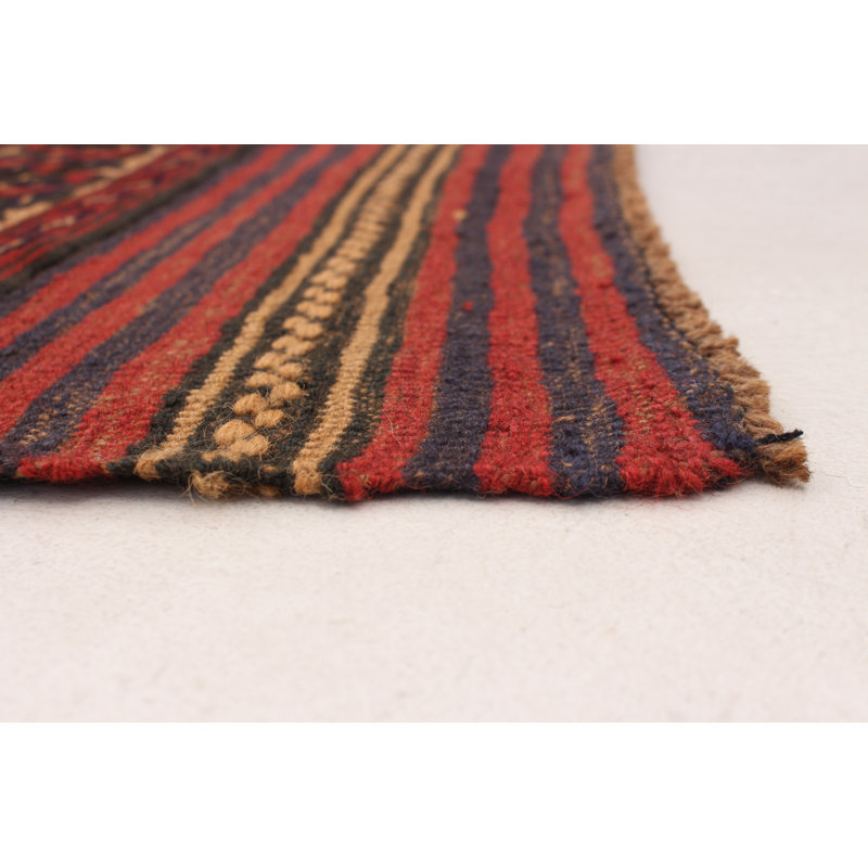 Tapis unique en laine noué à la main 4 pi 1 po x 6 pi nouvel âge Roeville