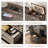 Modern Vanity Dresser With Led Mirror And Wireless Charging-456136180