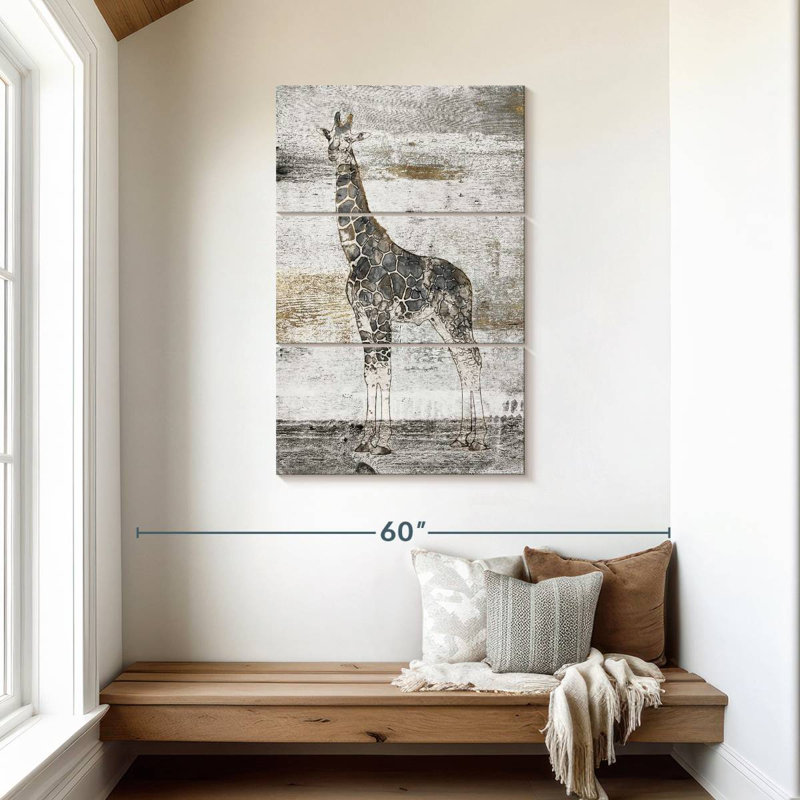 Brampt Giraffe Stare, 45" H x 28" W