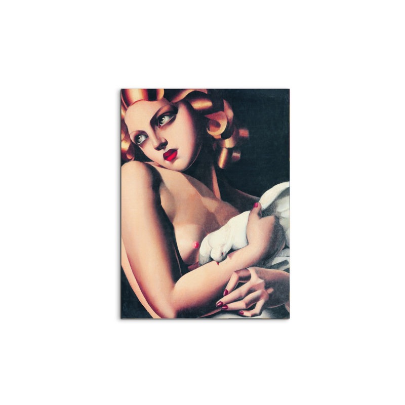 Woman with Dove 77.5cm H x 58cm W MetalArt Materic Aluminum Satin Effect, Frameless Panel, Lightweight Ready to Hang