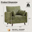 Fauteuil d'appoint rembourré surdimensionné avec rangement dissimulé-1901100491