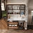 Retro light luxury style simple bathroom cabinet