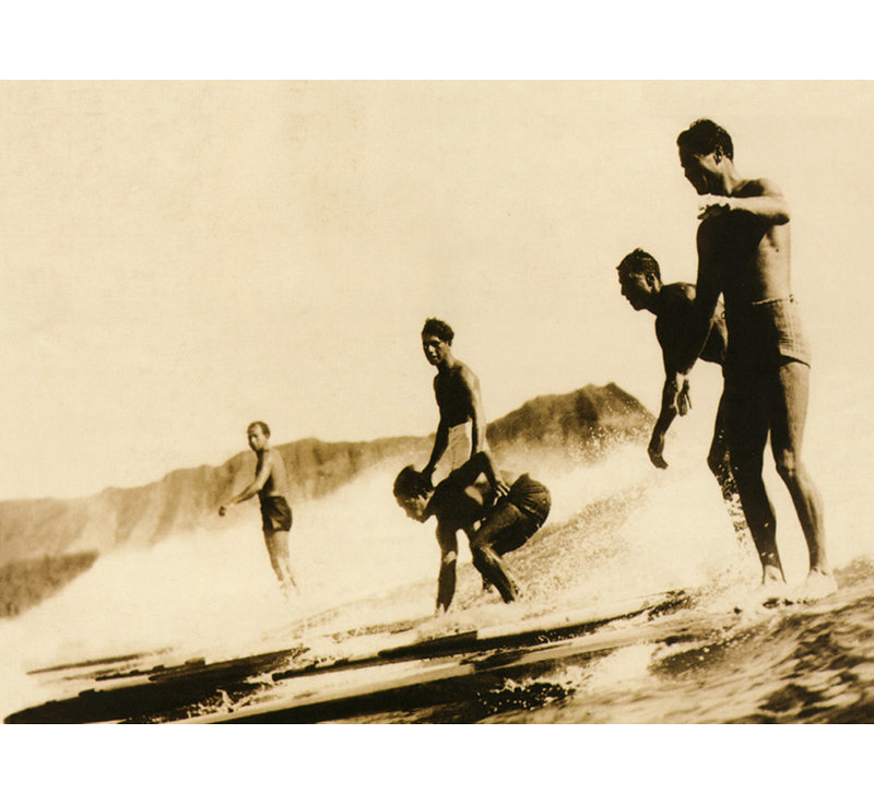 Tom & Crew, Diamond Head, 18" H x 24" W