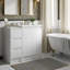 Meuble-lavabo autoportant avec armoire de rangement