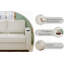 3 Seater Linen Blend Sofa Bed-1253159410