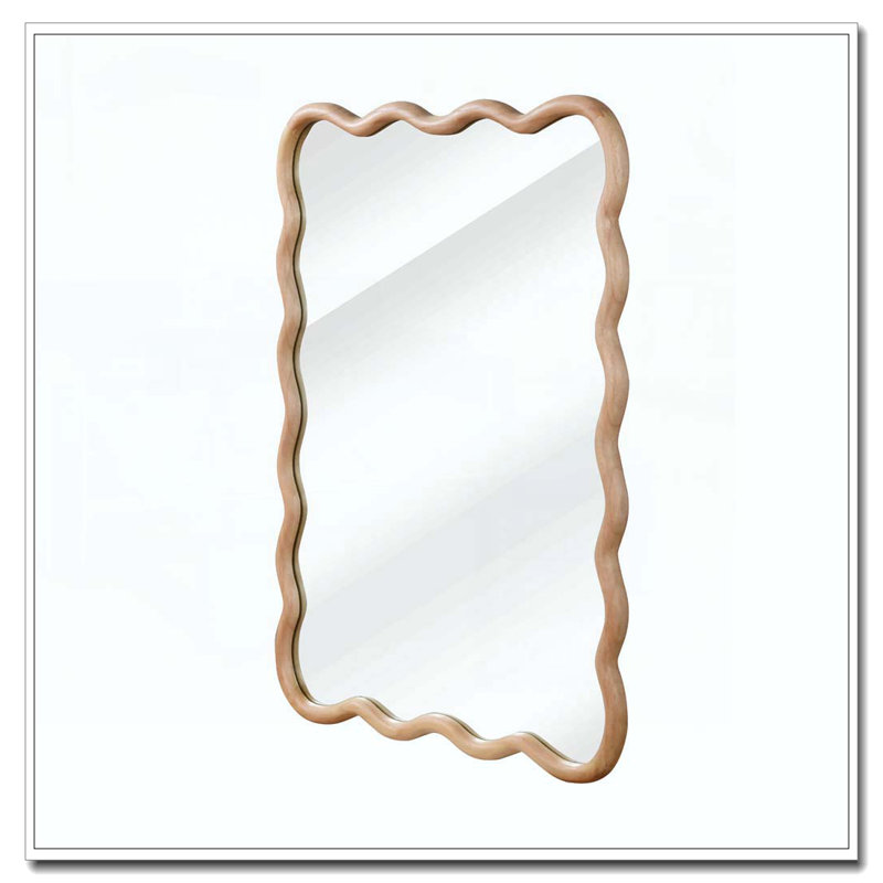 Miroir décoratif 24 po x 36 po, Bois naturel