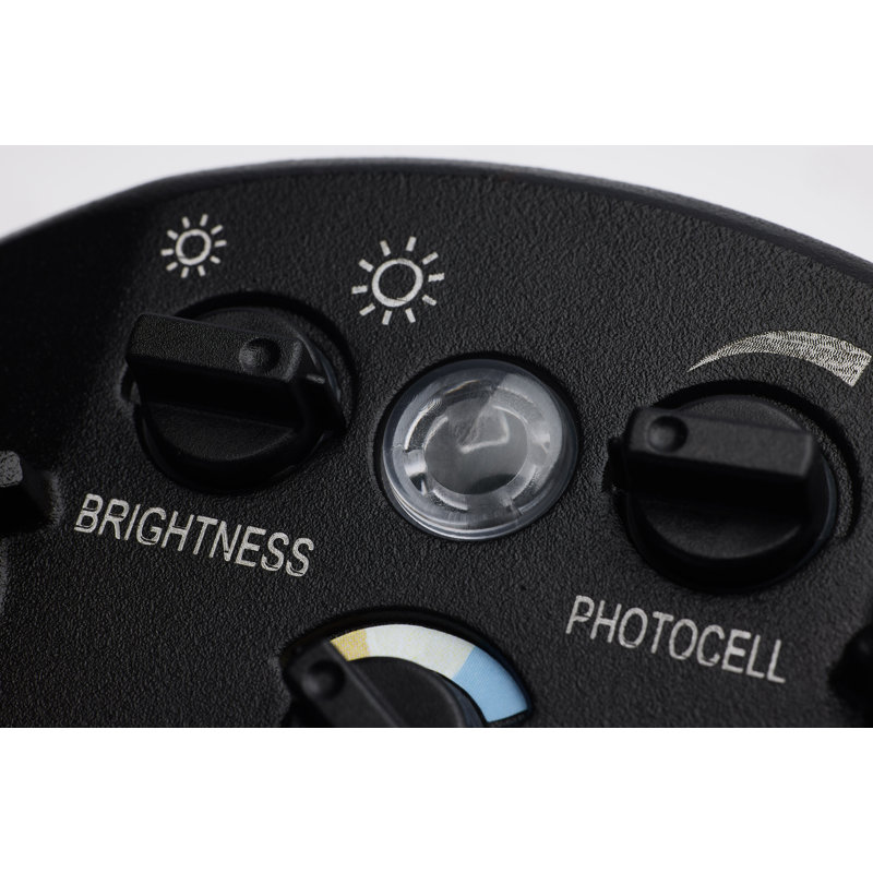 Black Dual Head LED Security Flood Light with Adjustable Brightness