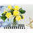Yellow Real Touch Roses Arrangement