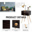 Table de chevet 2 tiroirs Craigory