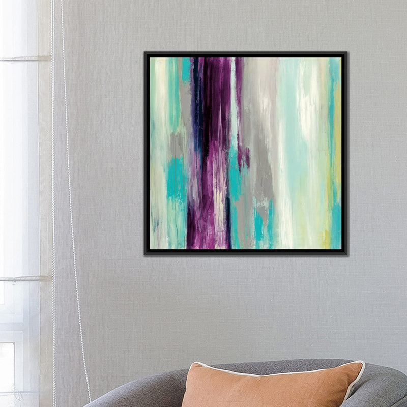 « firefall » par wani pasion, reproduction d’art sur toile, H 37 po x l 37 po x P 1,5 po, Toile avec cadre noir, Pas de tapis