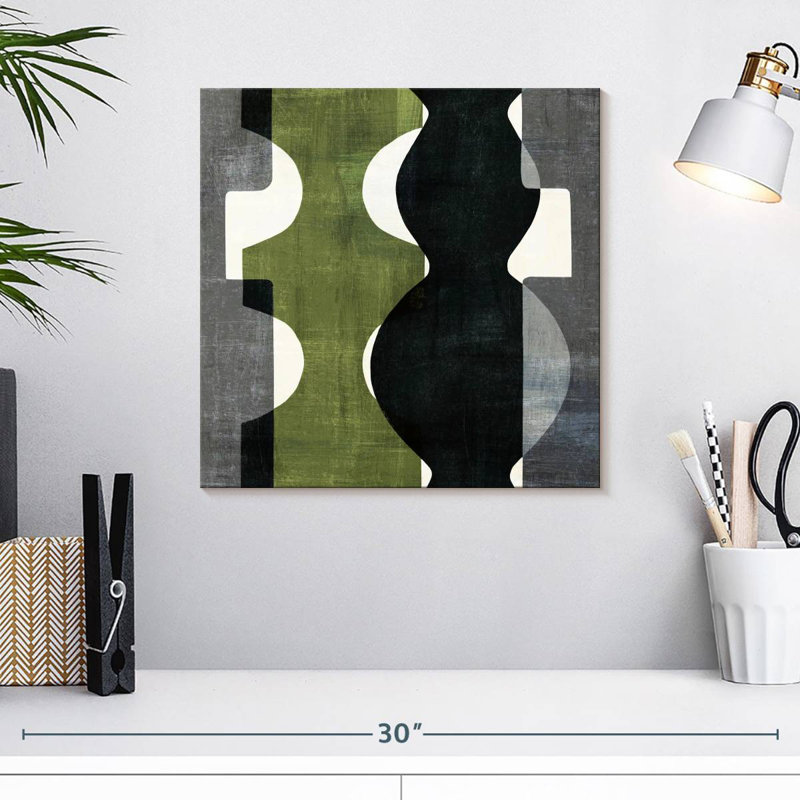 Déco géométrique Avery avec vert