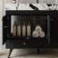 Meuble-lavabo autoportant de 91 cm (36 po) avec comptoir en pierre frittée, lavabo en céramique, 5 tiroirs et armoire à double porte-1736534460