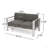 CORAL KD LOVESEAT