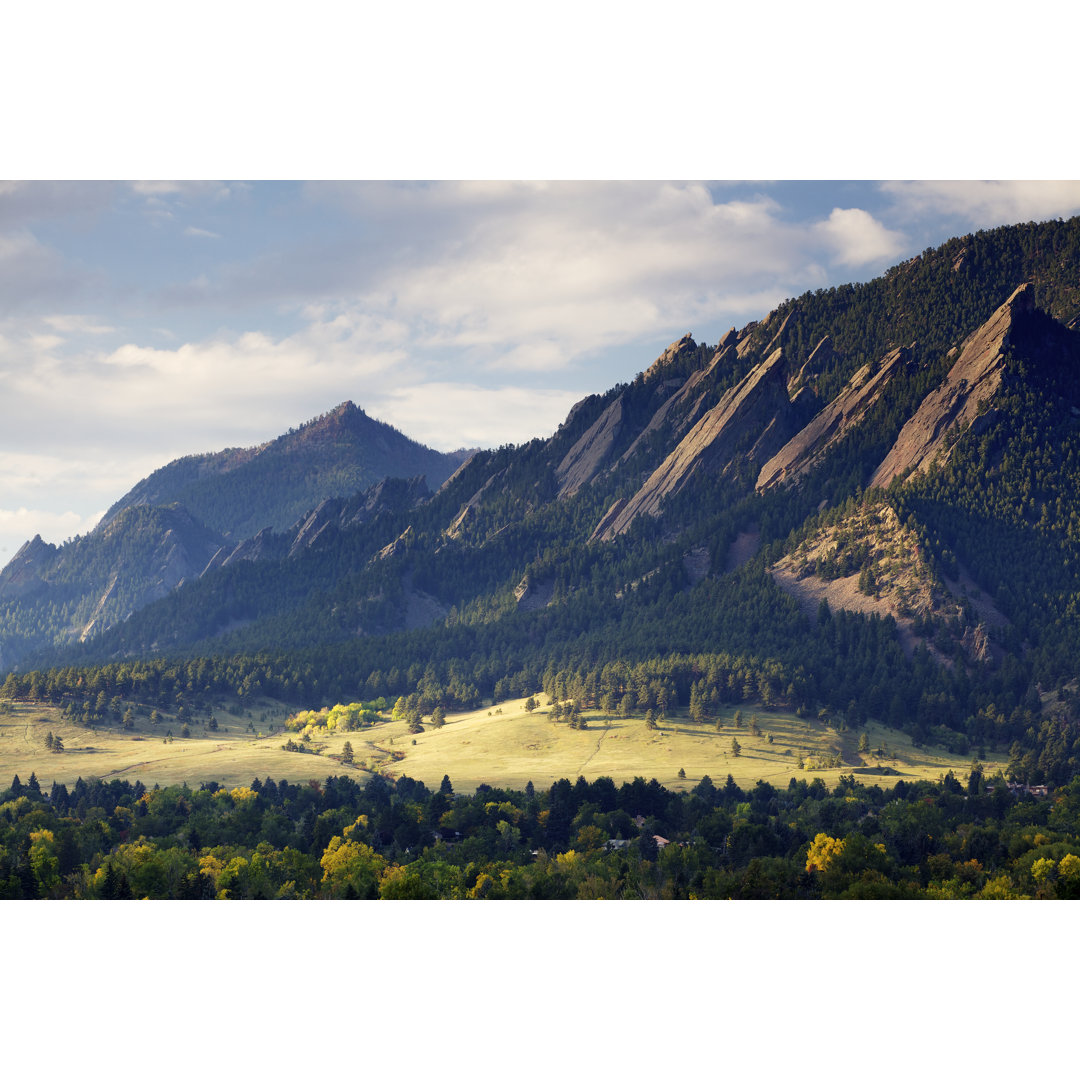 Boulder Colorado Flatirons von Beklaus - Kunstdrucke auf Leinwand