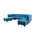 Blue Microfiber/Microsuede