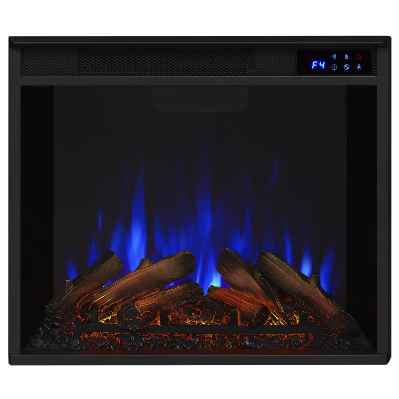 Marlowe 70'' TV Stand with Fireplace, White
