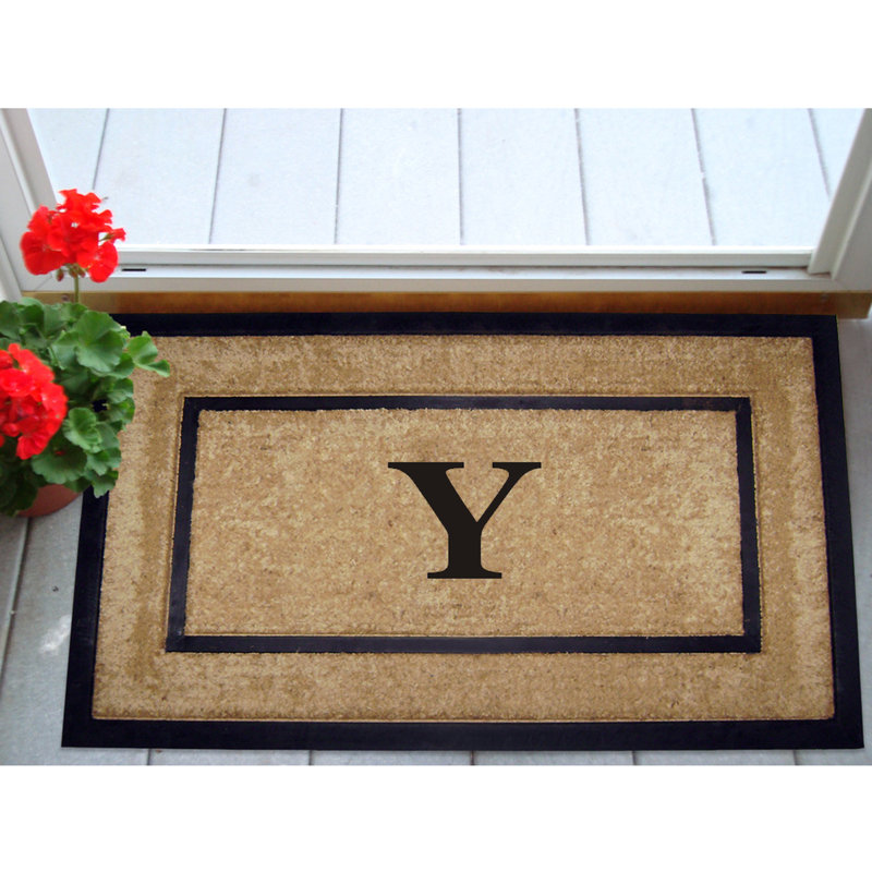 Tapis de porte antidérapant pour l'extérieur, L 22 po x L 36 po, Y