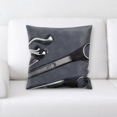 Microsuede Reversible Throw Pillow