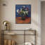 Art mural rétro sur toile de fleurs par Art Remedy-104332632-104332640