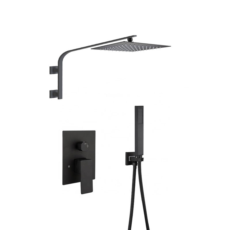 All-In-One Kit with Rough in-Valve, Matte Black