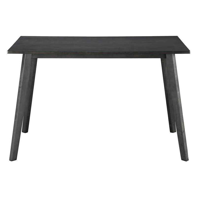 Armad Solid Wood Base Dining Table, Gray