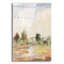  «Light Summer Rain 2» par Silvia Vassileva, art mural en verre acrylique, 12 po x 16 po