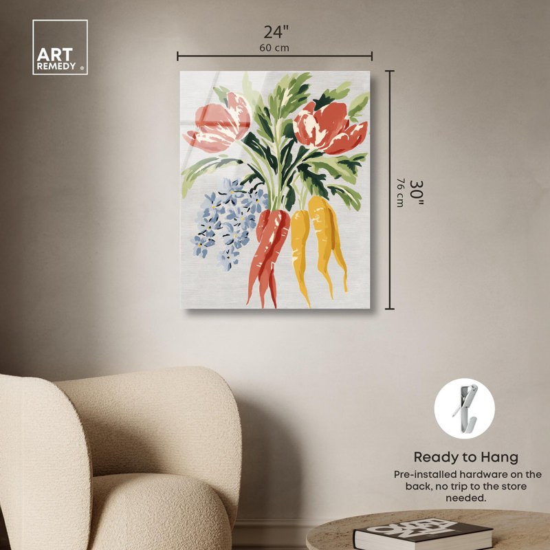 «Rabbit's Bouquet I Kitchen» par Art Remedy, H 30 po x l 24 po