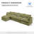 Modular Sectional Couch Down Filled Sofa, Comfty Convertible Deep Seat Cloud Couch For Living Room, Detachable Washable Couches Cushion Covers-1373426066-1350045303-1350045306