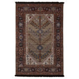 Burano Hand Knotted Wool Geometric Area Rug