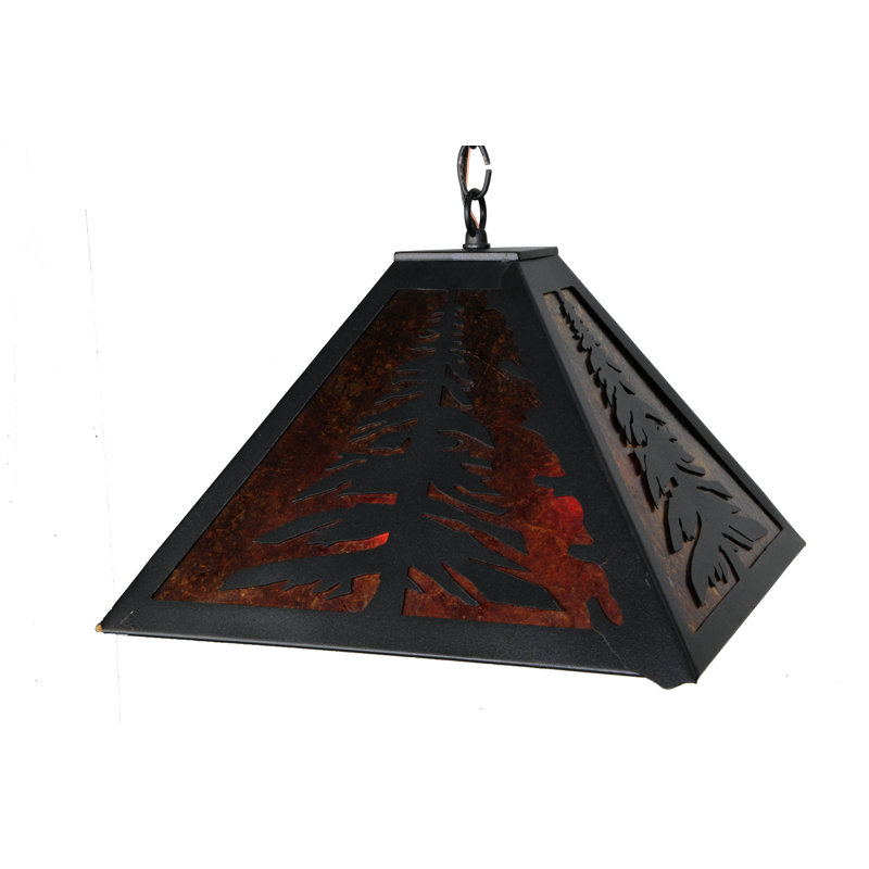 Luminaire suspendu pour 2 lumières unique