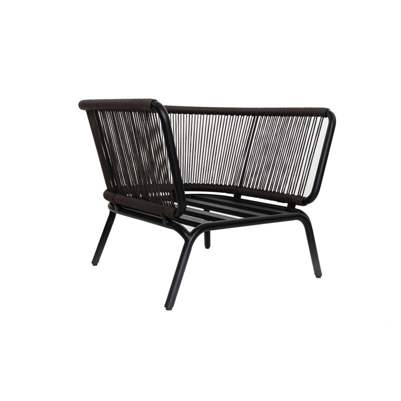 Yland Outdoor Lounge Chair, Anthracite/Taupe