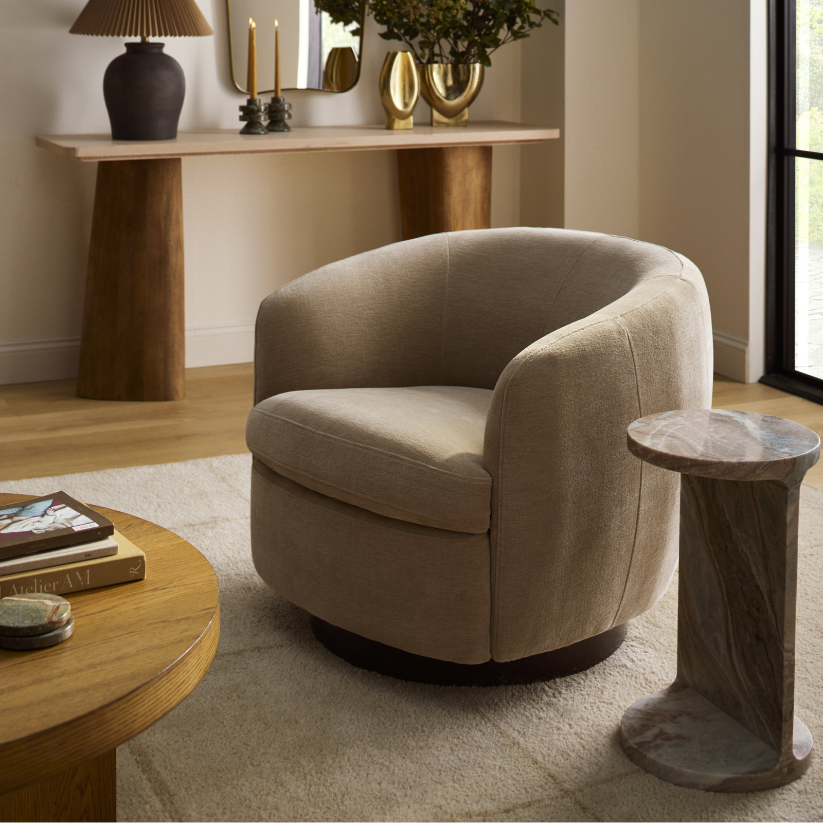 Hatteras End Table, Brown