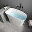 51'' Freestanding Soaking Solid Surface Bathtub In White-116920425